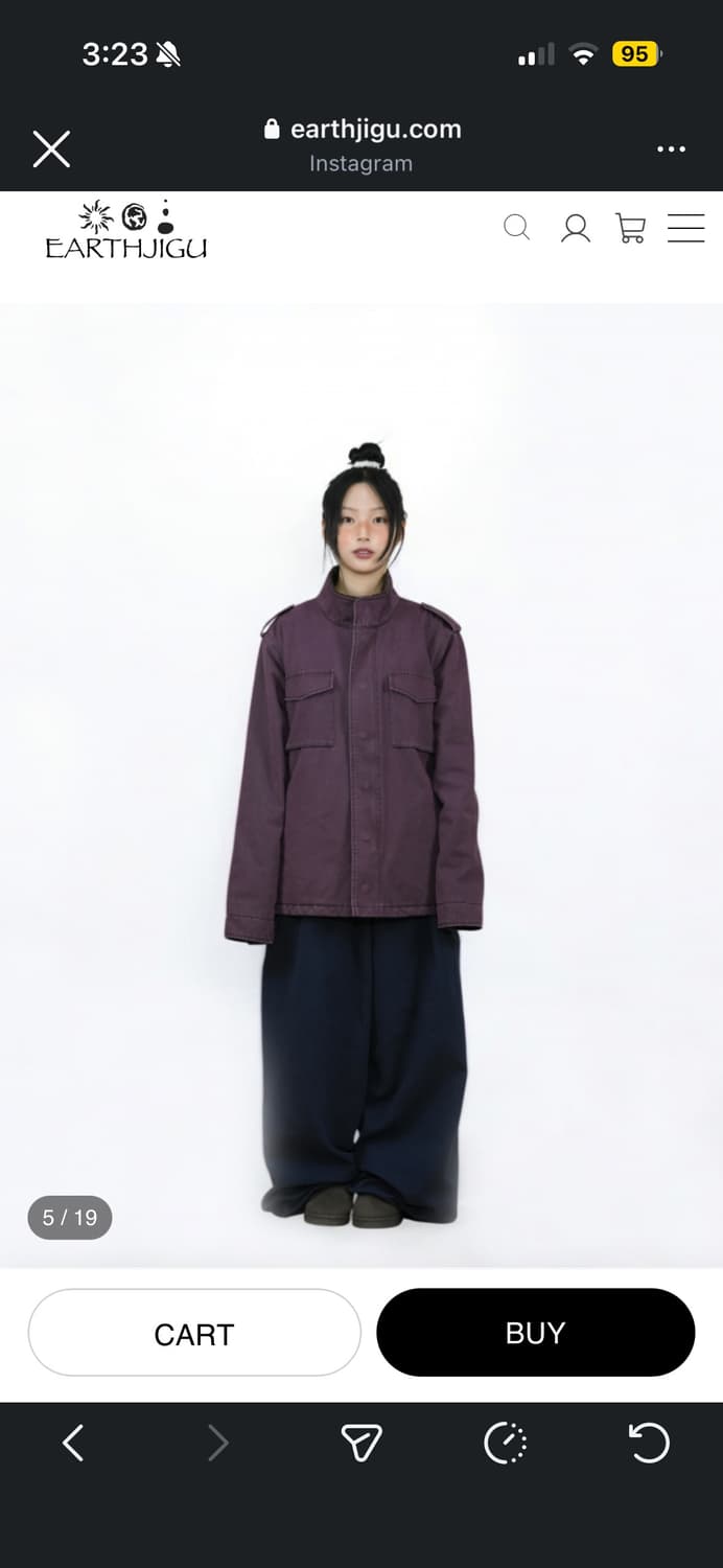 어스지구 필드자켓 퍼플 상품이미지1