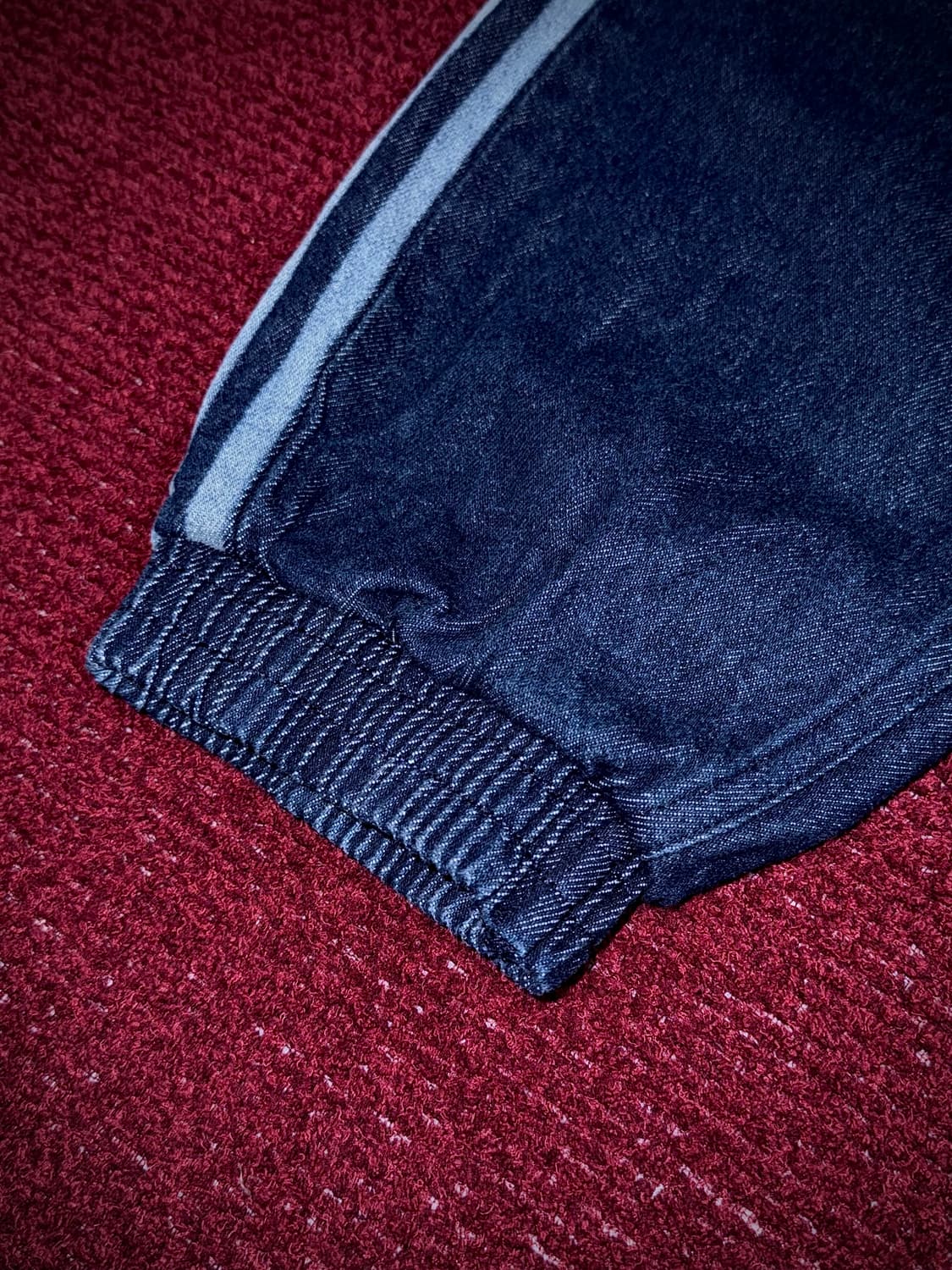 아디다스 파이어보드 청데님 조거 팬츠 S 상품이미지3