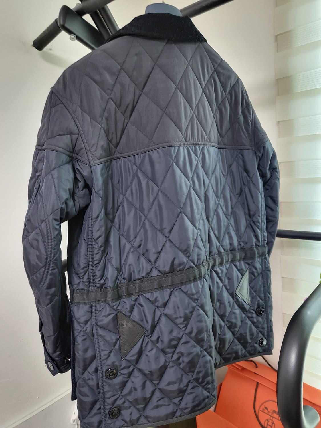 21FW 버버리 체크 퀼팅 자켓 s 상품이미지3