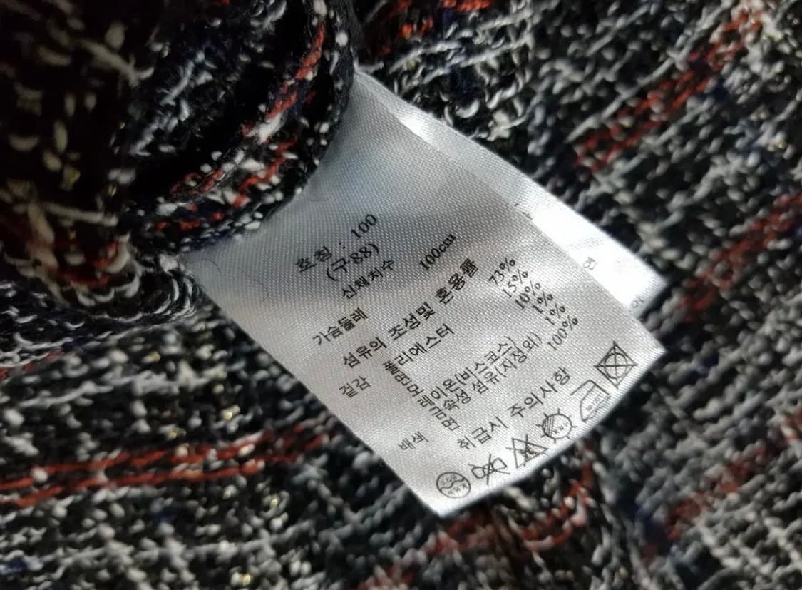 SJSJ트위드.반팔.블라우스.100 상품이미지4