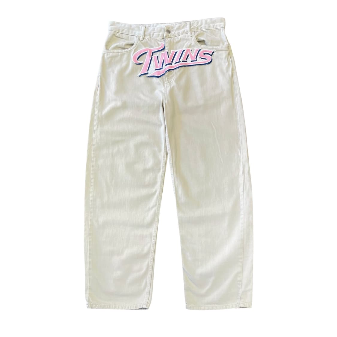 스튜디오니콜슨 엘지 트윈스 커스텀 데님팬츠 상품이미지2