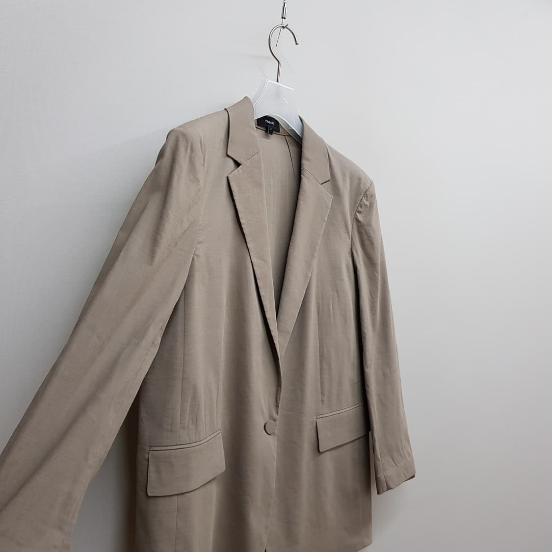 띠어리 Theory 2022 린넨 혼방 싱글 테일러드 자켓 2사이즈 상품이미지3