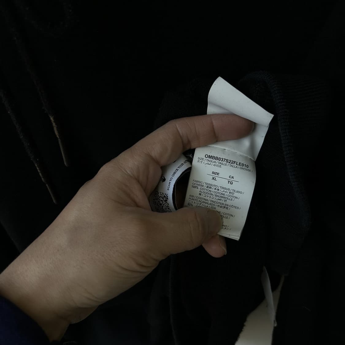 16644 - 오프화이트 위드 애로우 후드티 상품이미지5