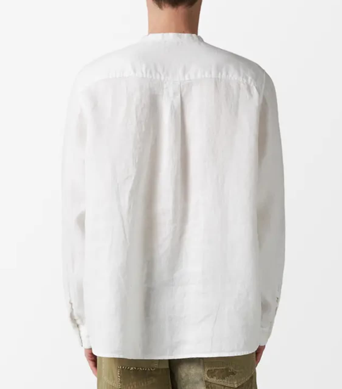 캐피탈 KAPITAL 거즈 린넨 헤링본 스탠드 페니 셔츠 상품이미지3