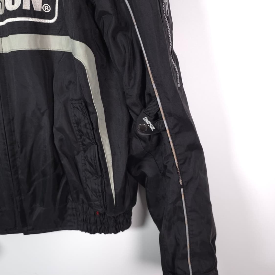 SIMPSON 올드스쿨 로고 자수 레이싱 자켓 L 상품이미지8