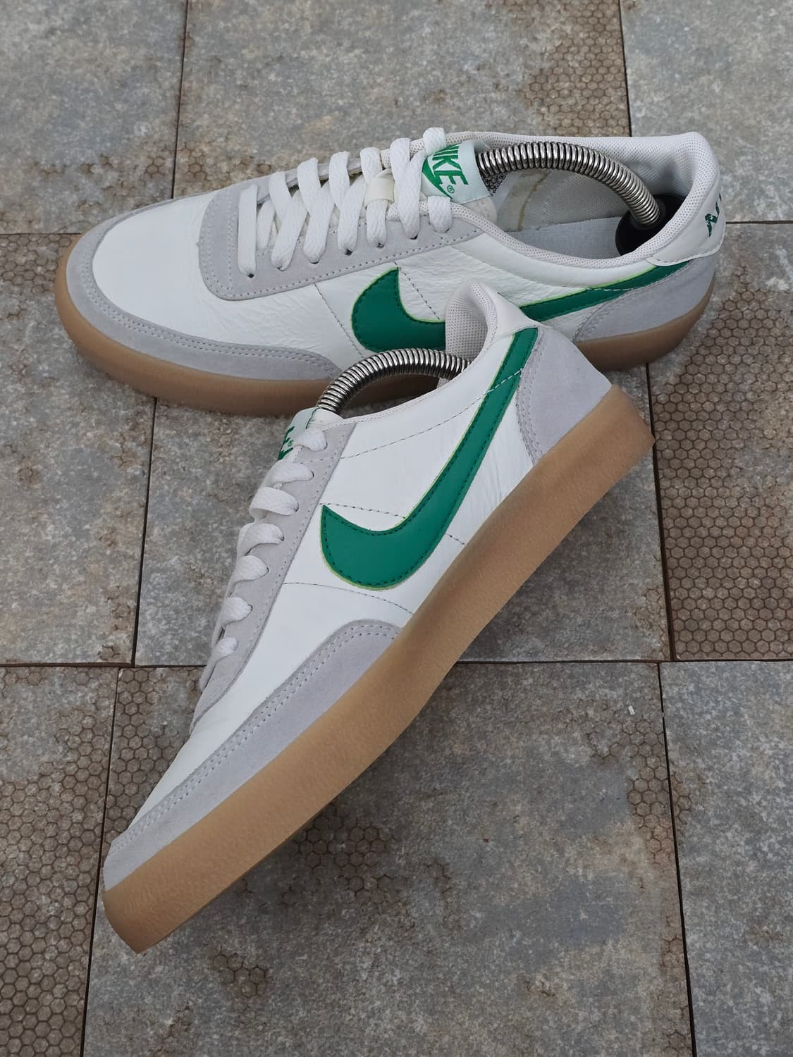 (245)나이키 킬샷 2 레더 루시드 그린  상품이미지5