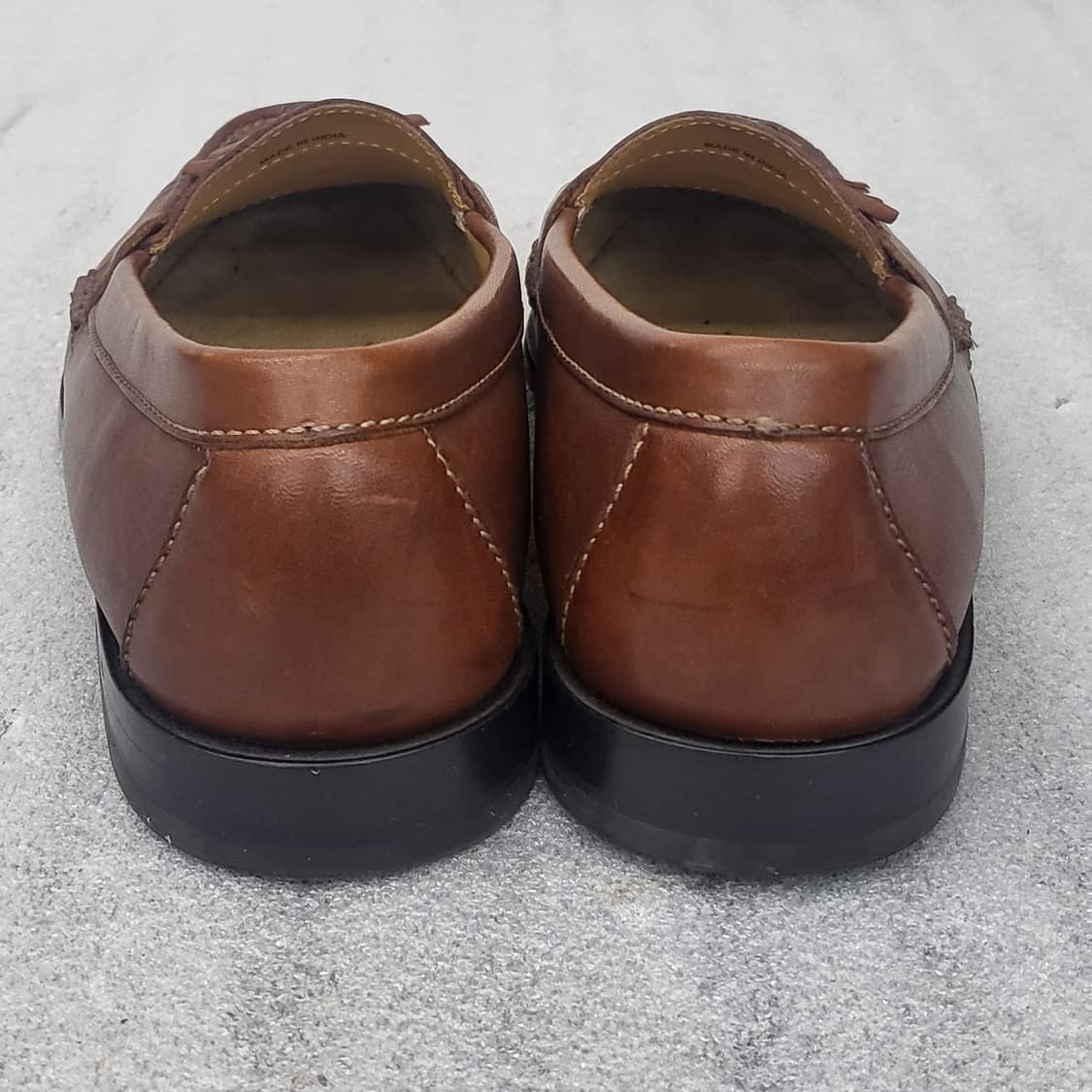 콜한 남성용 브라운 가죽 태슬 로퍼
사이즈 8 상품이미지4