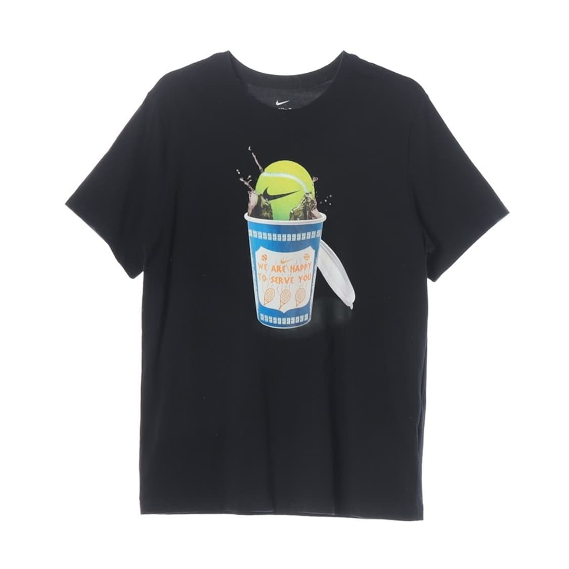 나이키 테니스 컵 그래픽 반팔 블랙 XL 상품이미지1