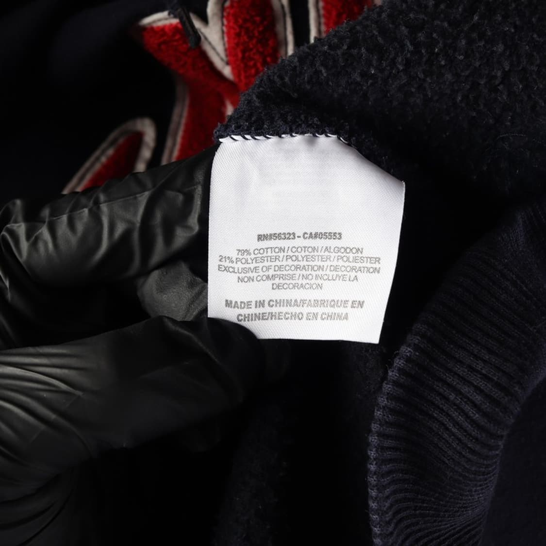 나이키 올드스쿨 빅로고 자수 후드티 네이비 S 상품이미지6