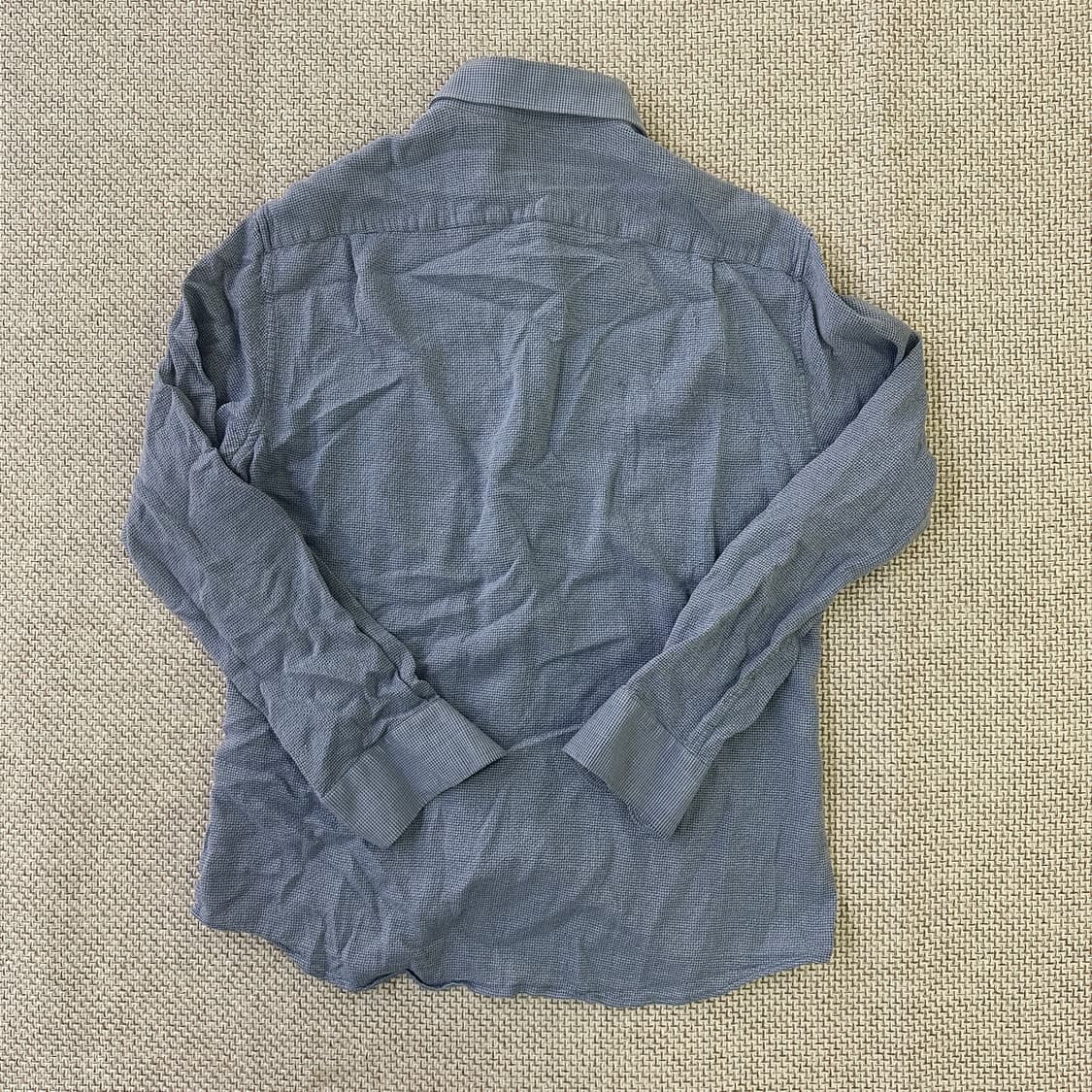 100 닥스 체크 카라 긴팔 셔츠 0408D 상품이미지4