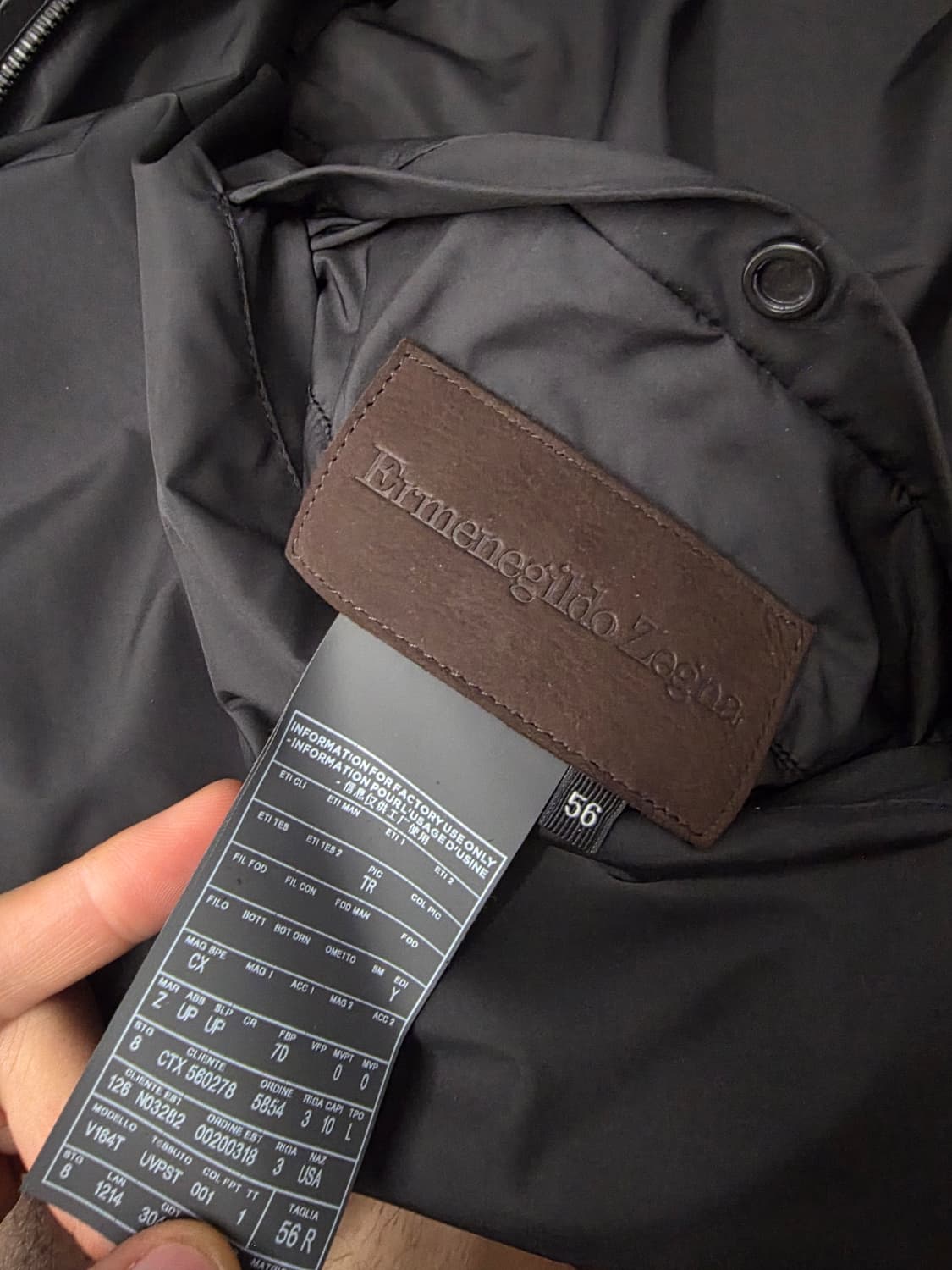 [1200만원대]제냐 양면 스웨이드 천연가죽 리버시블 레더자켓 팝니다 상품이미지4