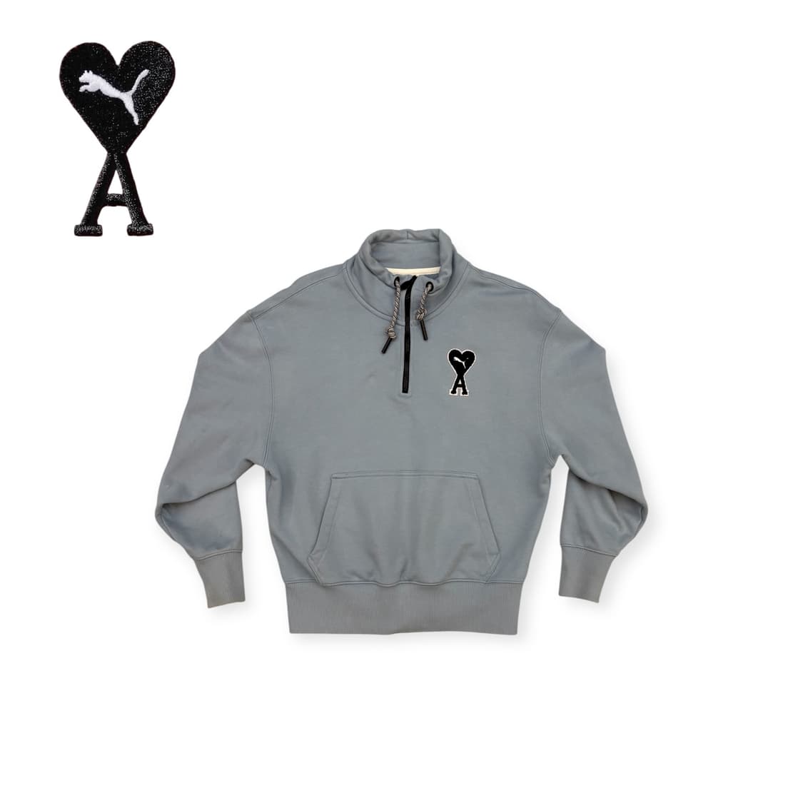 푸마 x 아미 하프집업 상품이미지1