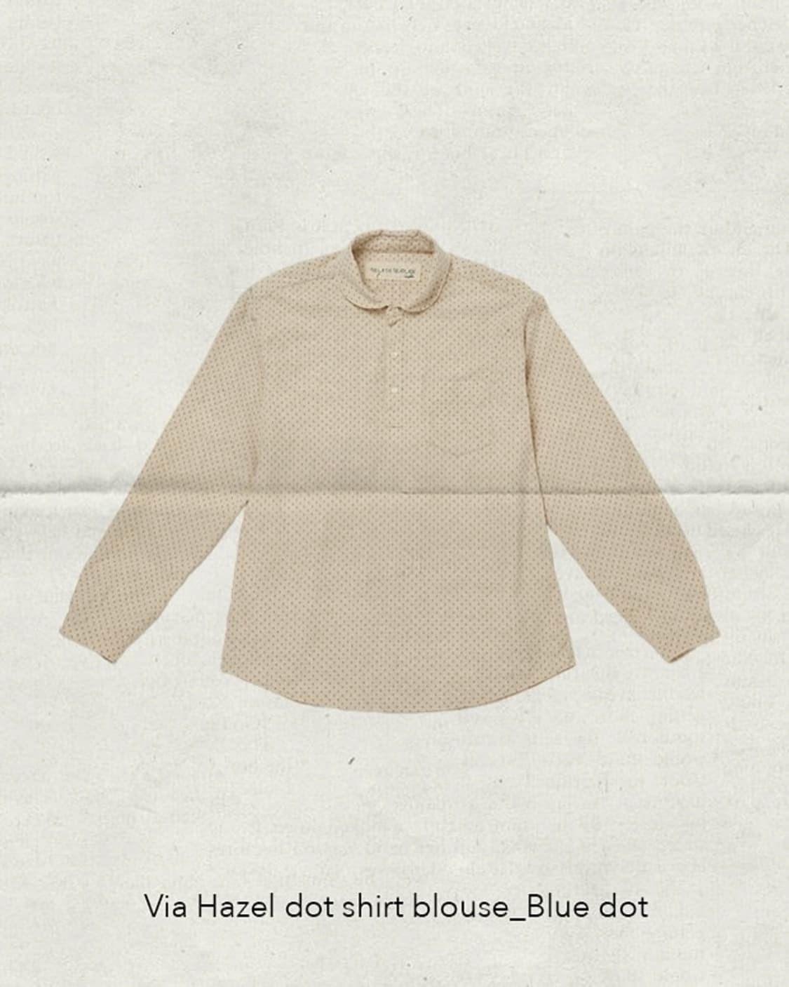 비아플레인 도트 블라우스 셔 상품이미지6