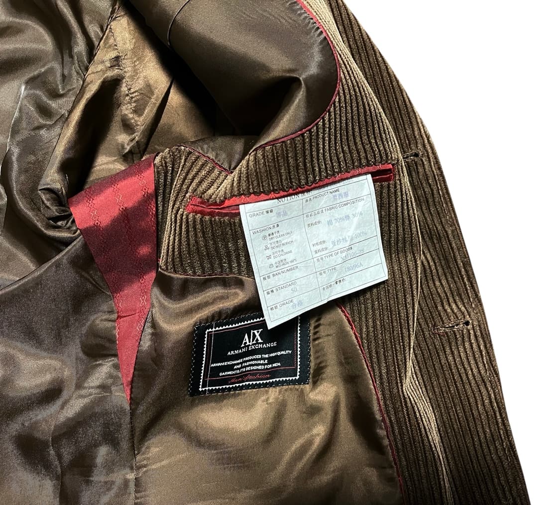 Armani Exchange 코듀로이 자켓 브라운 50 상품이미지2