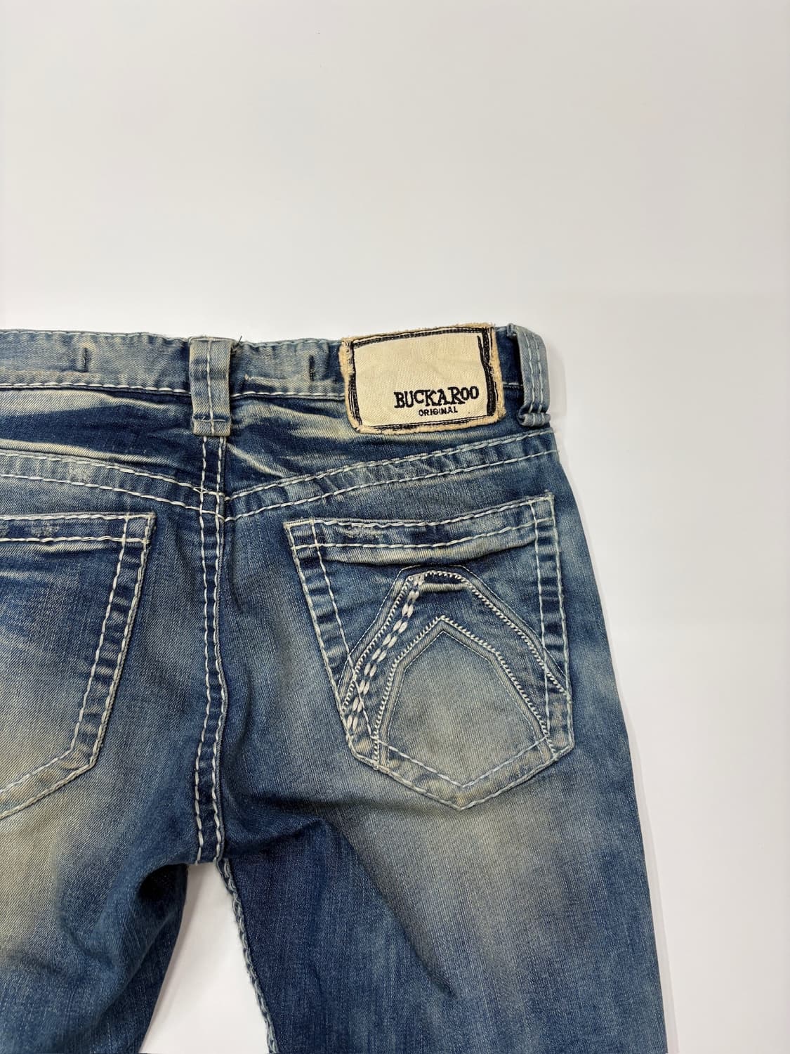 (30) BUCKAROO 버커루 빈티지 워싱 중청 스트레이트 데님 팬츠  상품이미지5