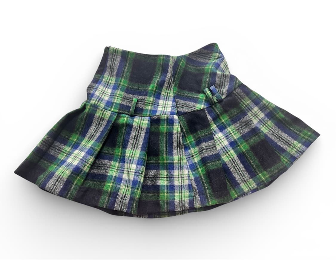 (세트)체크무늬 코르셋탑치마 투피스 상품이미지3