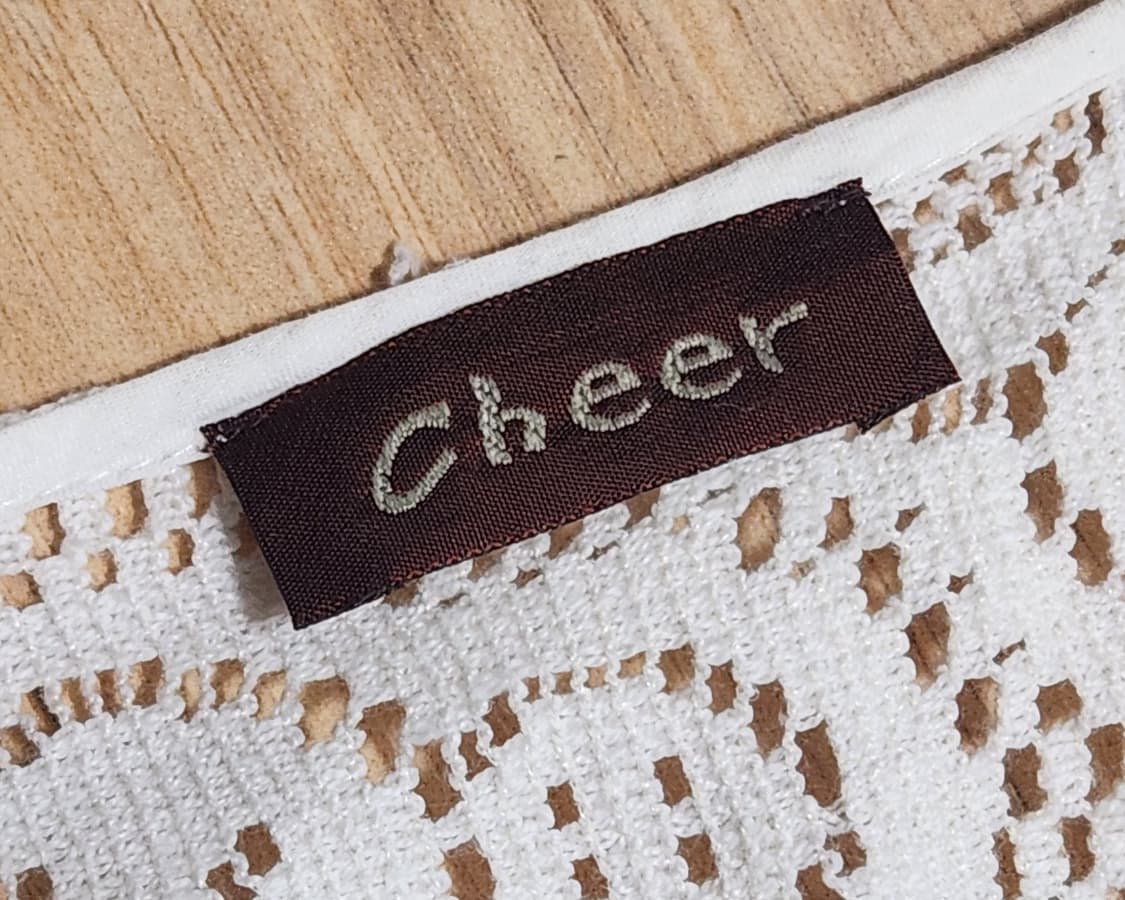 일본 빈티지 모리 화이트 크로쉐 레이어드 반소매 원피스 상품이미지2