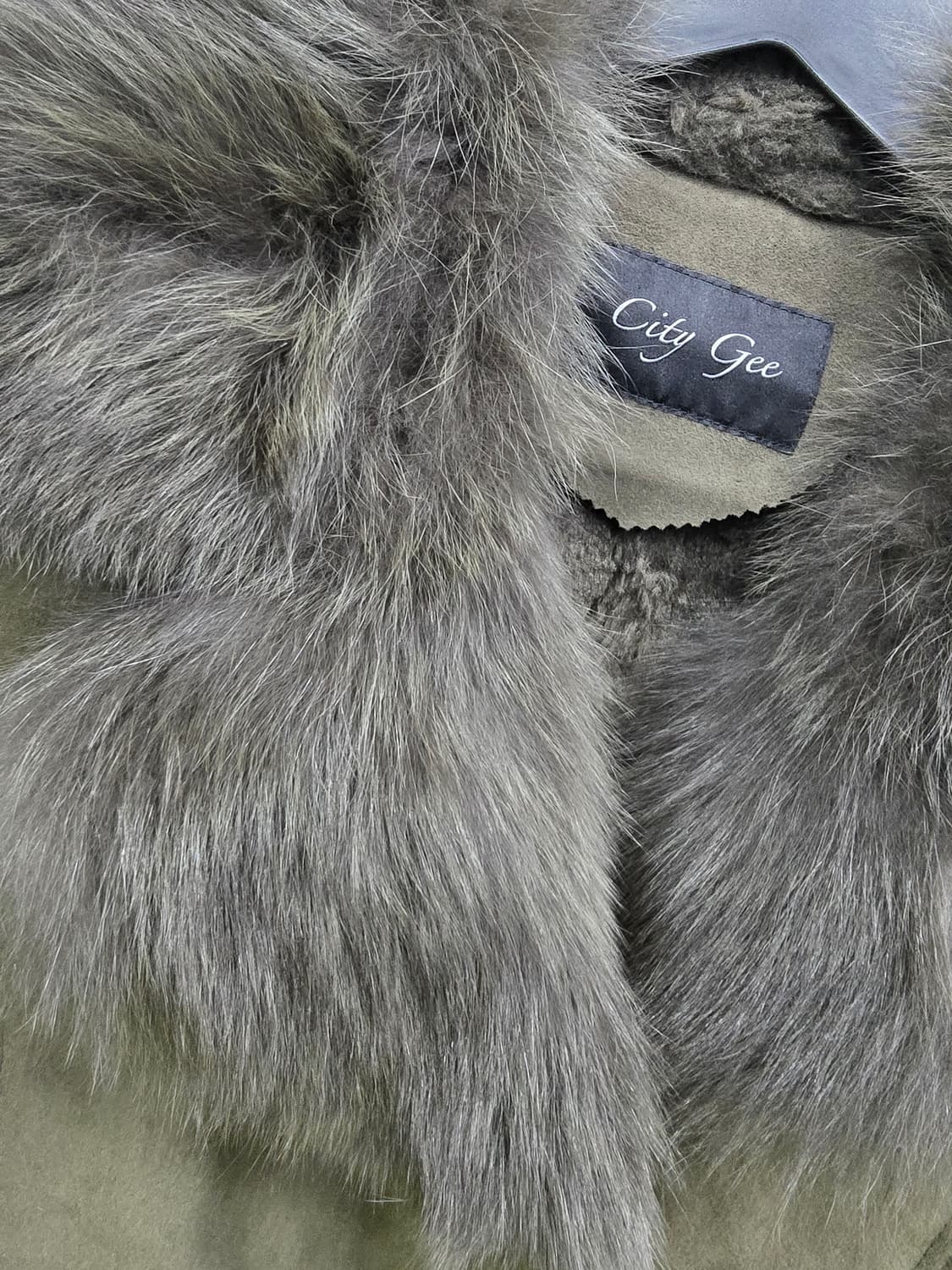 City Gee 폭스 퍼 무스탕 자켓 상품이미지8