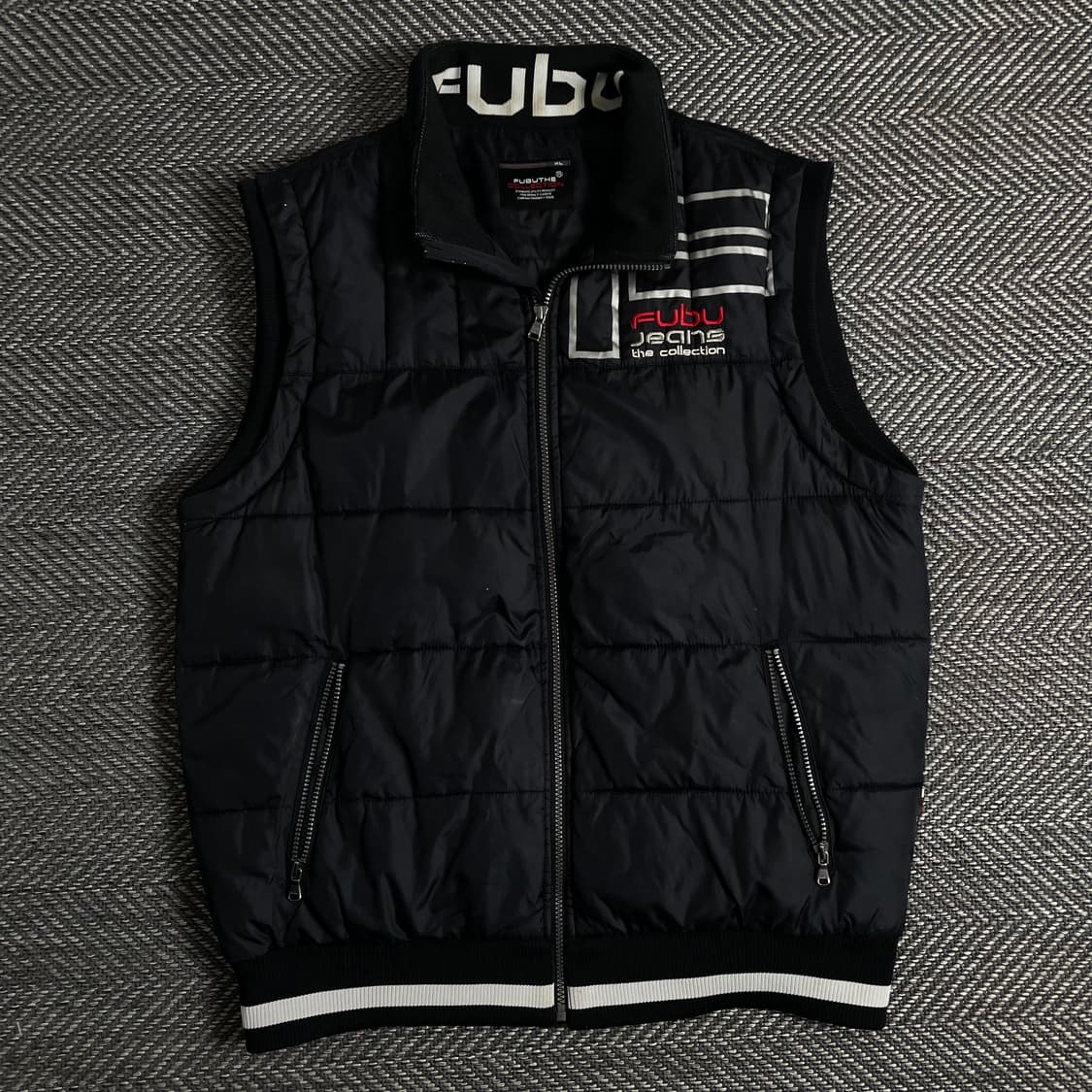 00s 후부 y2k 빈티지 빅로고 경량 다운 베스트y 2998 상품이미지2