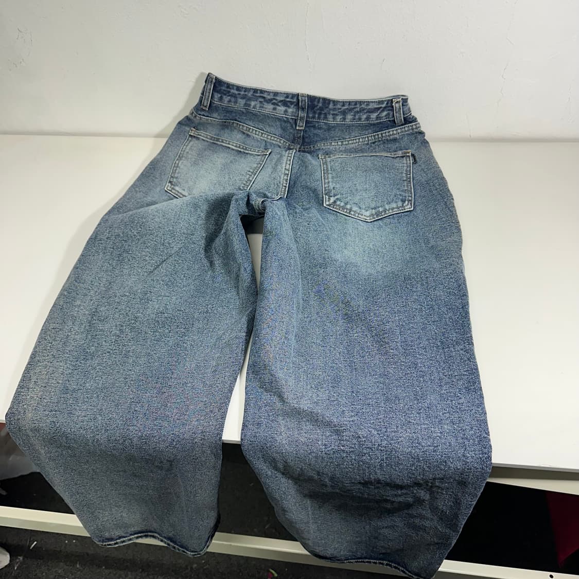 M 토피 진청 세미벌룬핏 데님팬츠 상품이미지5