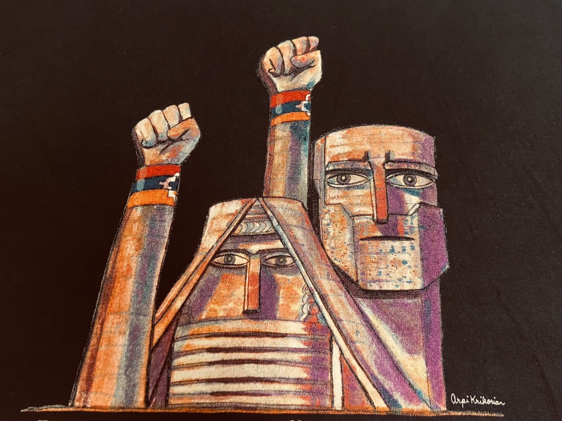 길단 내가왼손을들면 너는오른손을들어 티셔츠 XXL 2XL 구제 빈티지  상품이미지1