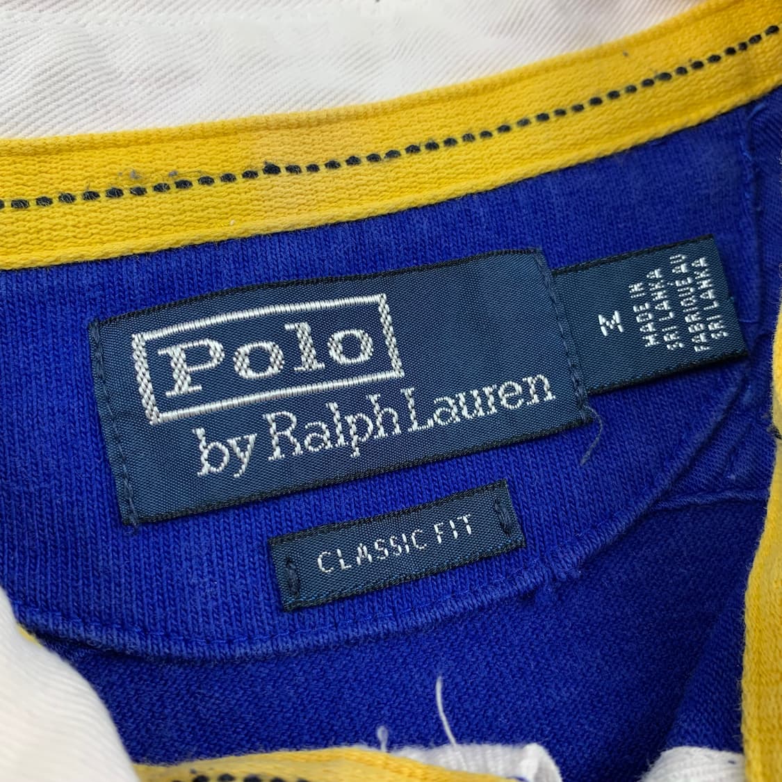 폴로 랄프로렌 하이테크 컬러블록 스트라이프 럭비 티셔츠 상품이미지7