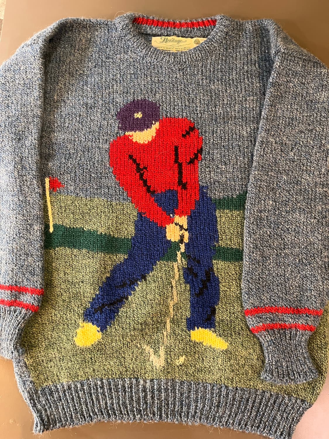 헤리티지 핸드 인타르시아 니트 (아일랜드 생산) 상품이미지3