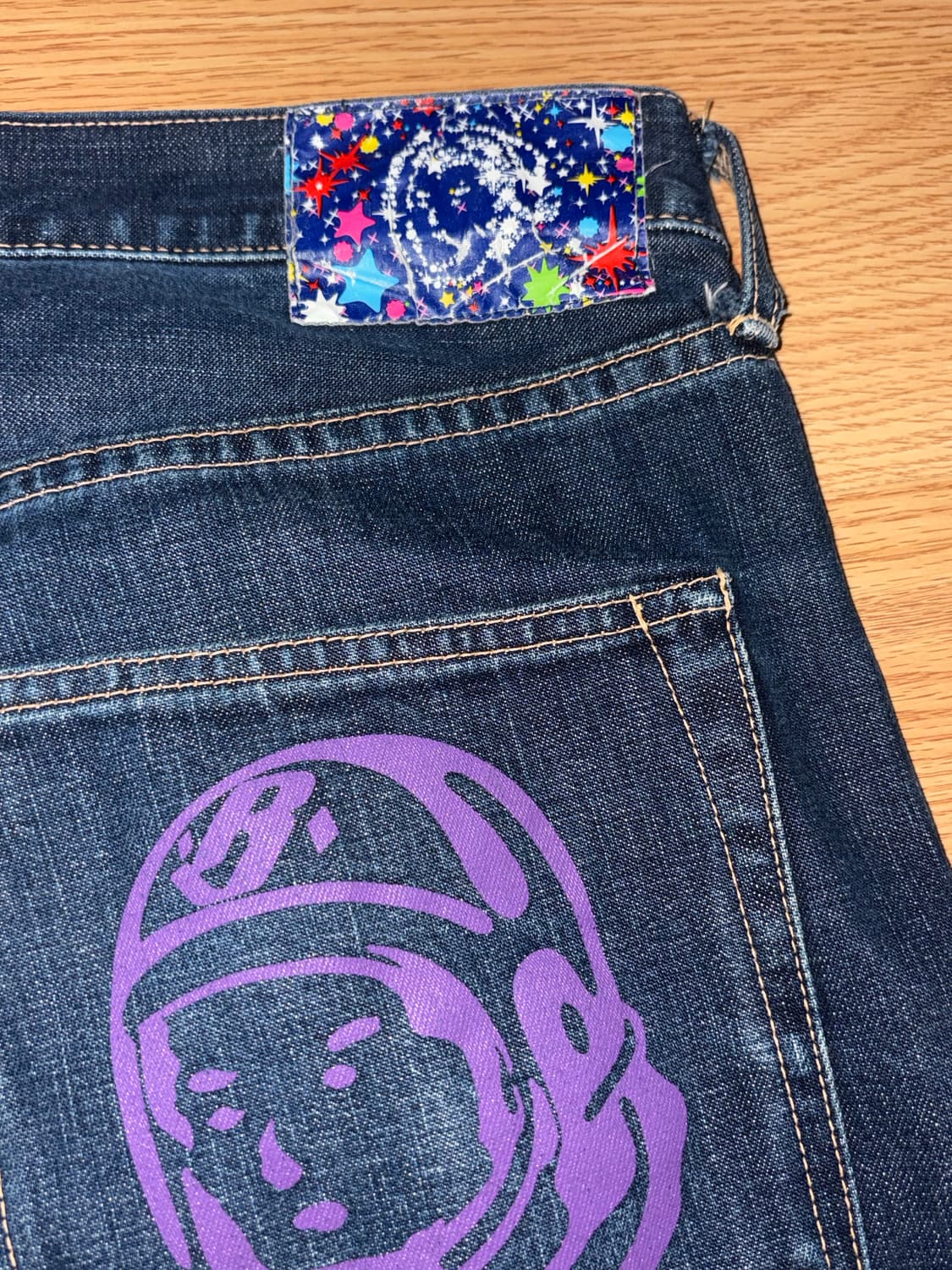 BBC 빌리네어 보이즈 클럽 러닝독 개바지 퍼플 팬츠 상품이미지4