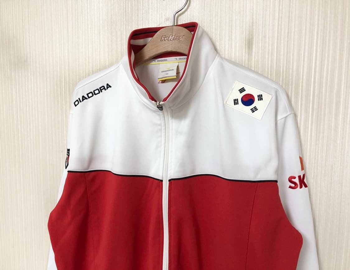 디아도라국대 국대KOREA 핸드볼국대 트레이닝자켓/단복 105(흰빨) 상품이미지6