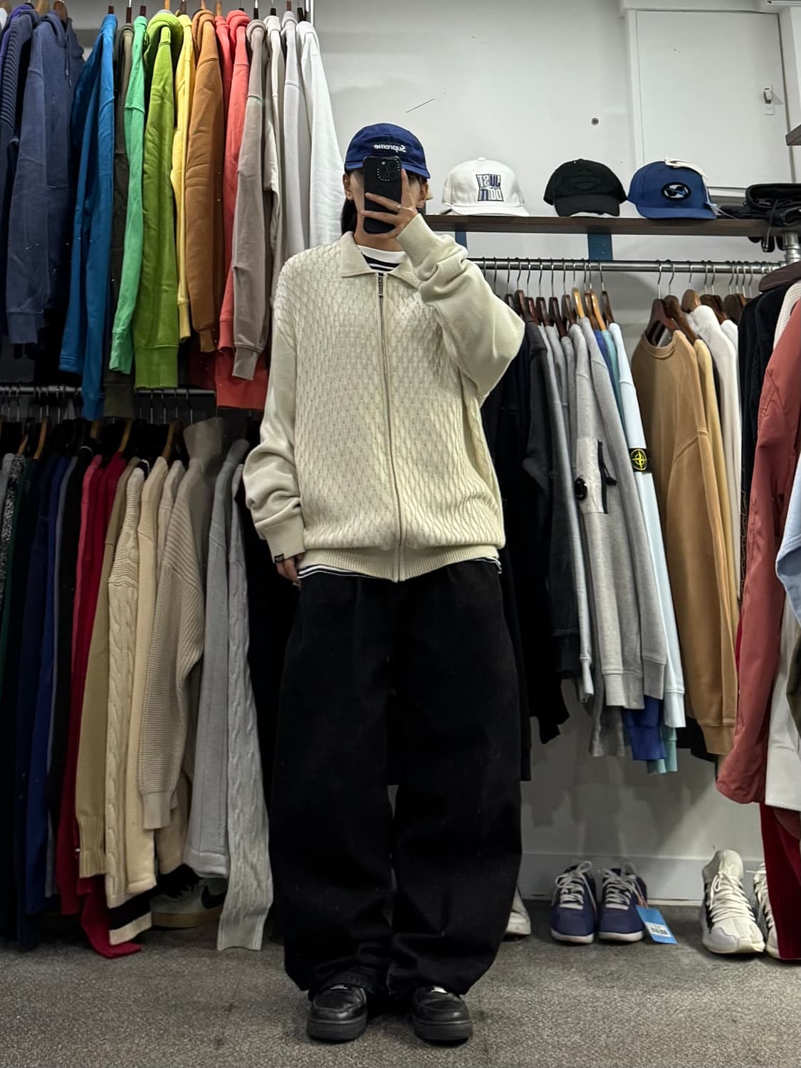 22aw 디스이즈네버댓 체인 카라넥 집업 상품이미지7