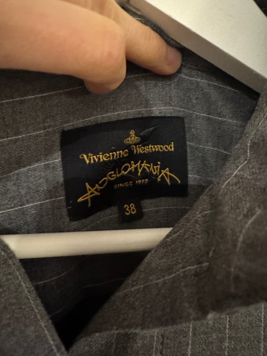 비비안웨스트우드 탈부착 원피스  스트라이프 그레이 상품이미지6