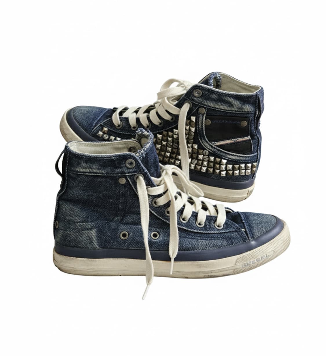 Diesel 데님 하이탑 스니커즈 235 상품이미지1