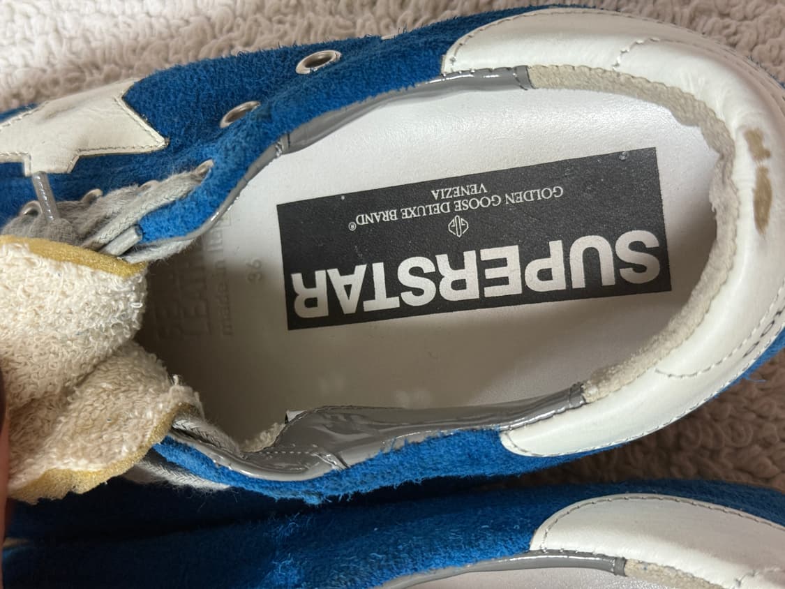 골든구스 golden goose 블루 스니커즈 상품이미지5