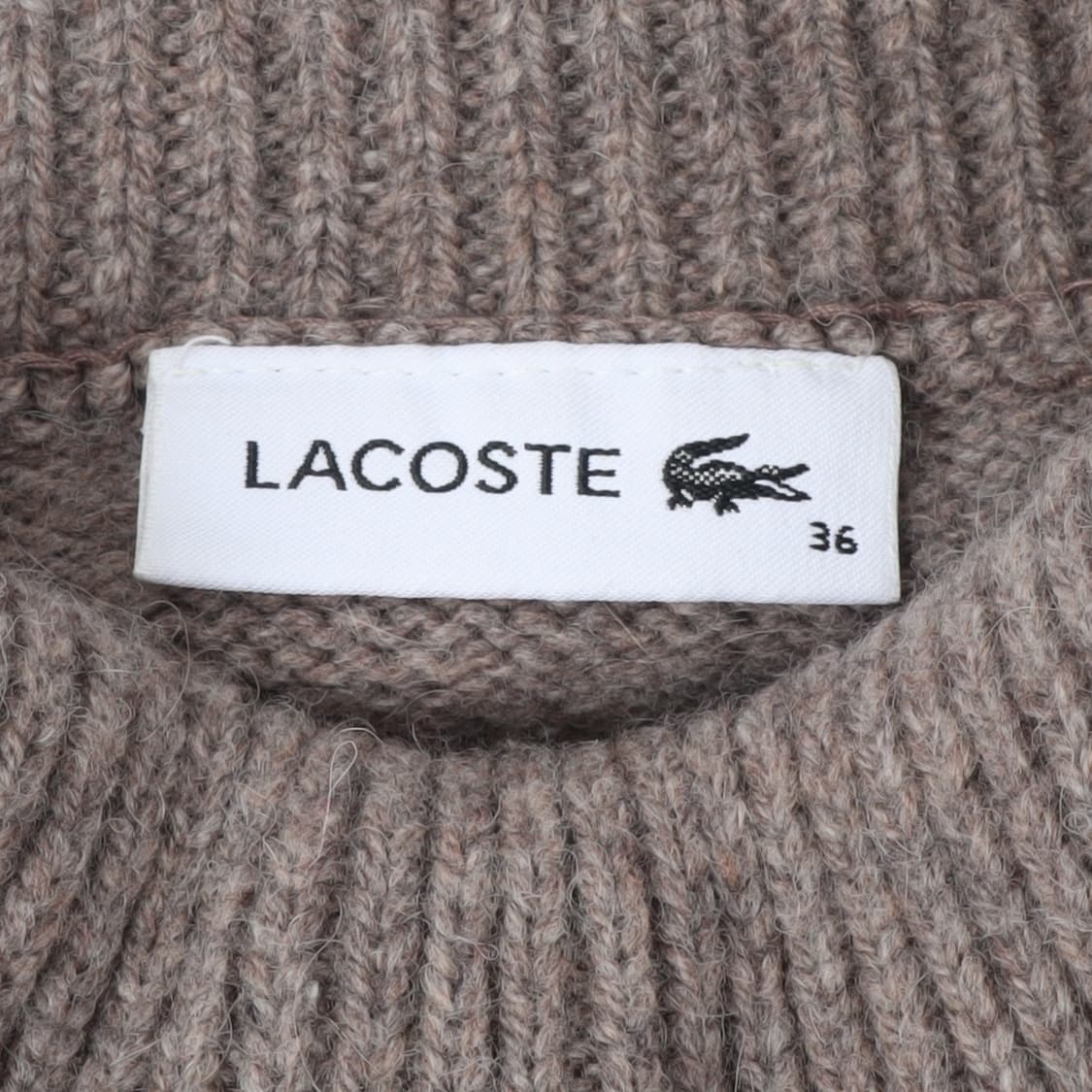 라코스테 우먼스 울 알파카 터틀넥 니트 상품이미지8