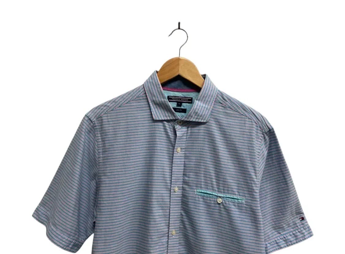 타미힐피거 스트라이프 셔츠 XL 상품이미지2