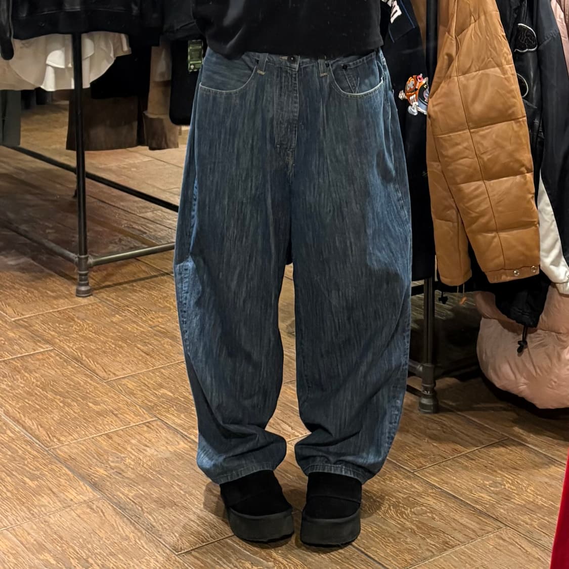 [HI] VTG 생지워싱 와이드팬츠 상품이미지1