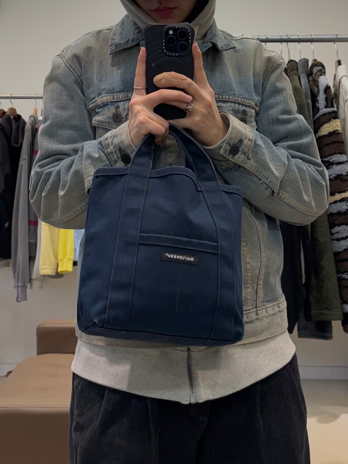 마리메꼬 미니 핸드 토트백 상품이미지6