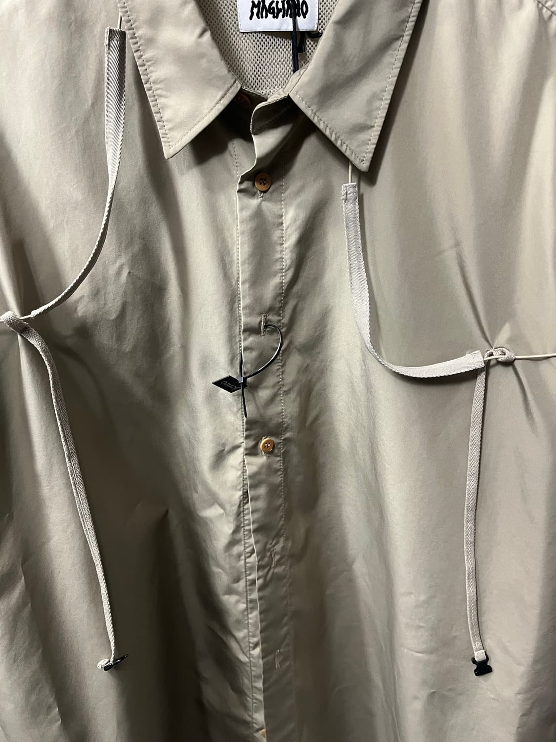 마리아노 스트랩 디테일 셔츠 M 새상품 상품이미지4