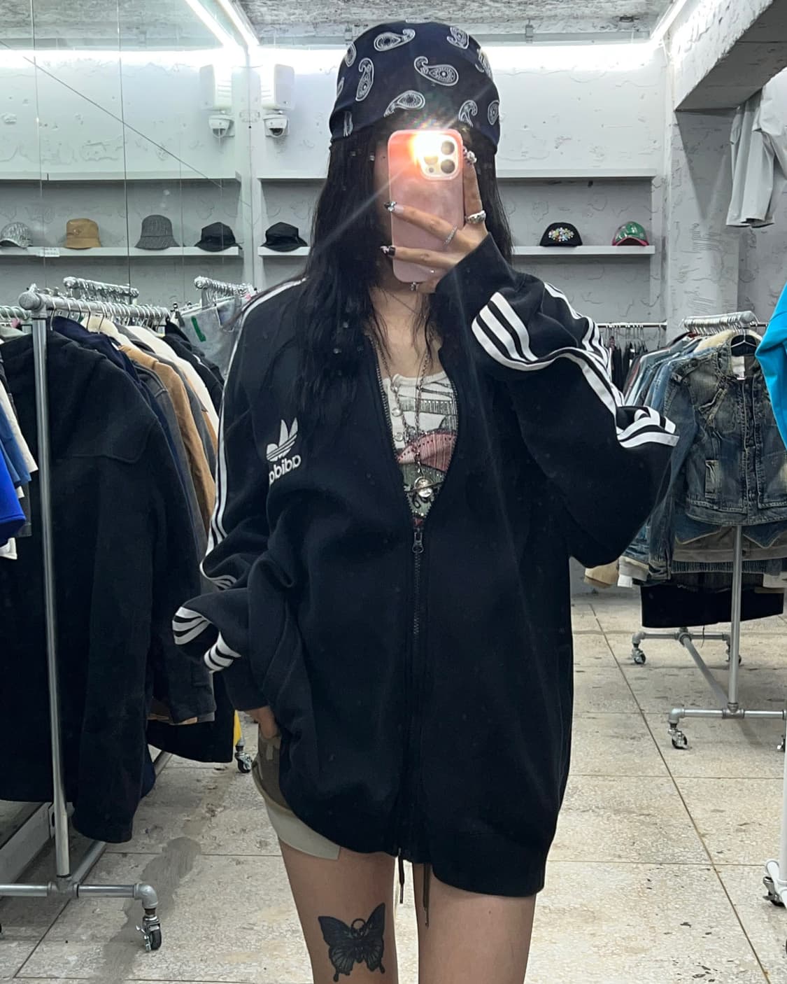 아디다스 블랙 코튼져지 상품이미지7