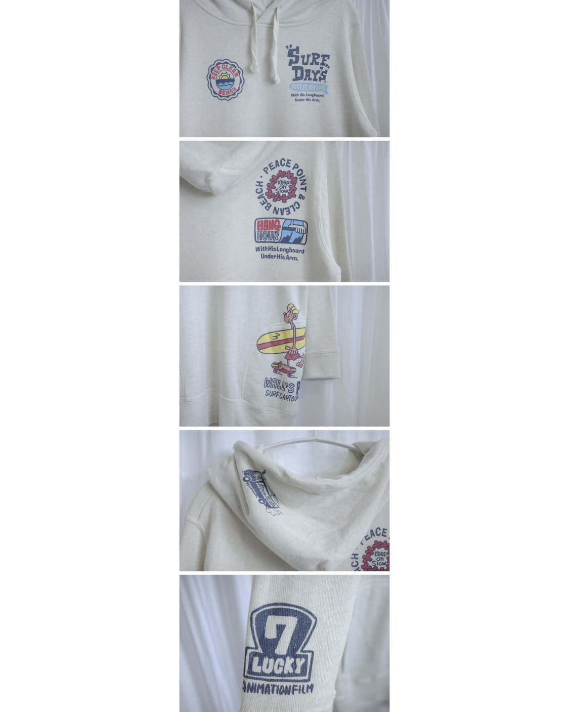 Surf days hoodie one-piece 상품이미지5