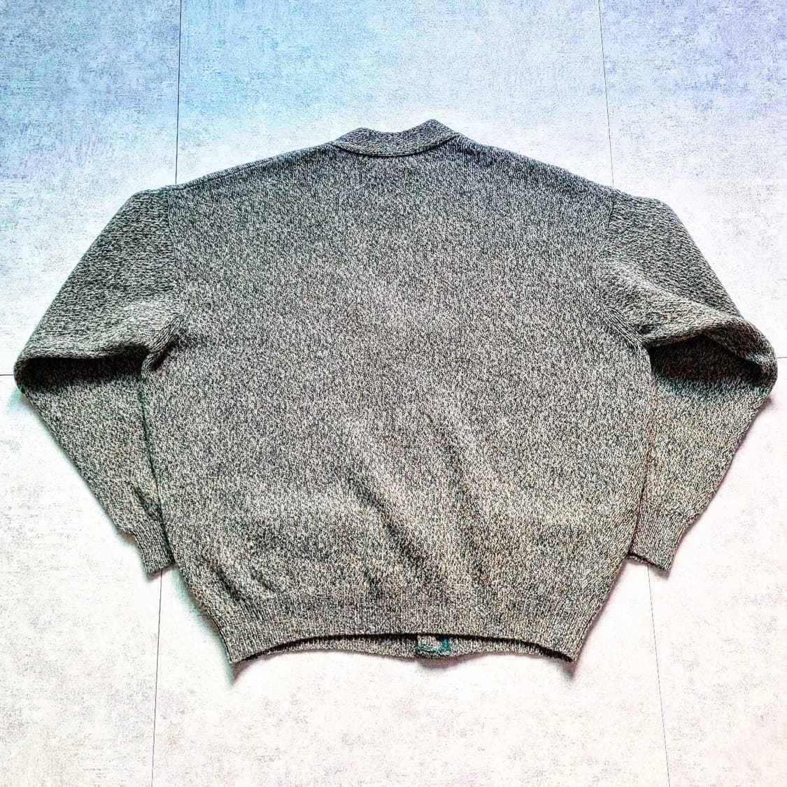 80s Italy 베네통 멀티컬러 울 가디건 L sz 상품이미지10