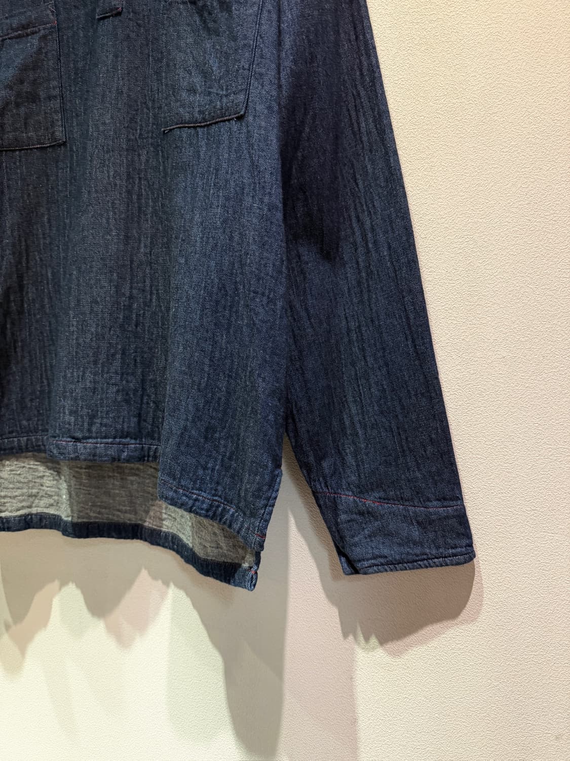 Par Avion Vintage Denim Pullover Shirt 상품이미지4