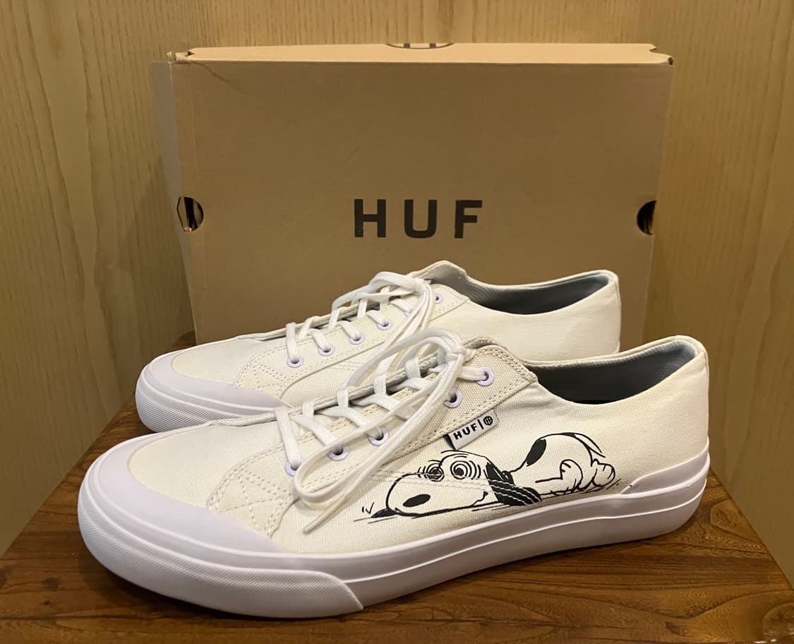 HUF 허프 x 피너츠 스누피 협업 캔버스 로우 스니커즈 280 상품이미지1