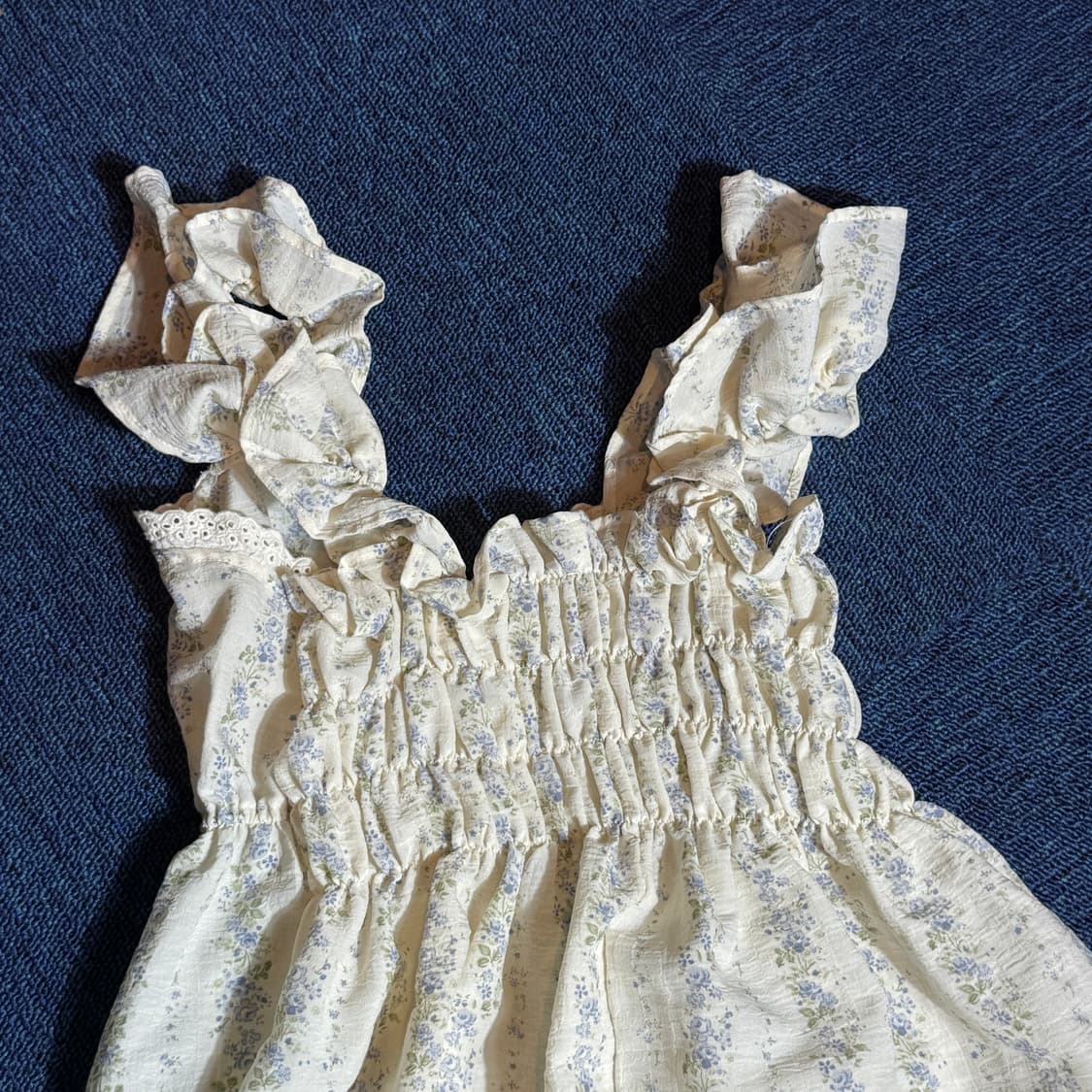 모리걸 화이트 나시 롱원피스 상품이미지4