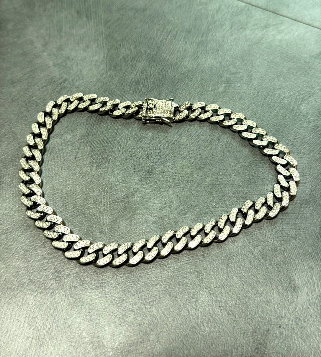 쿠반 지르콘 목걸이 42cm 숏  상품이미지1