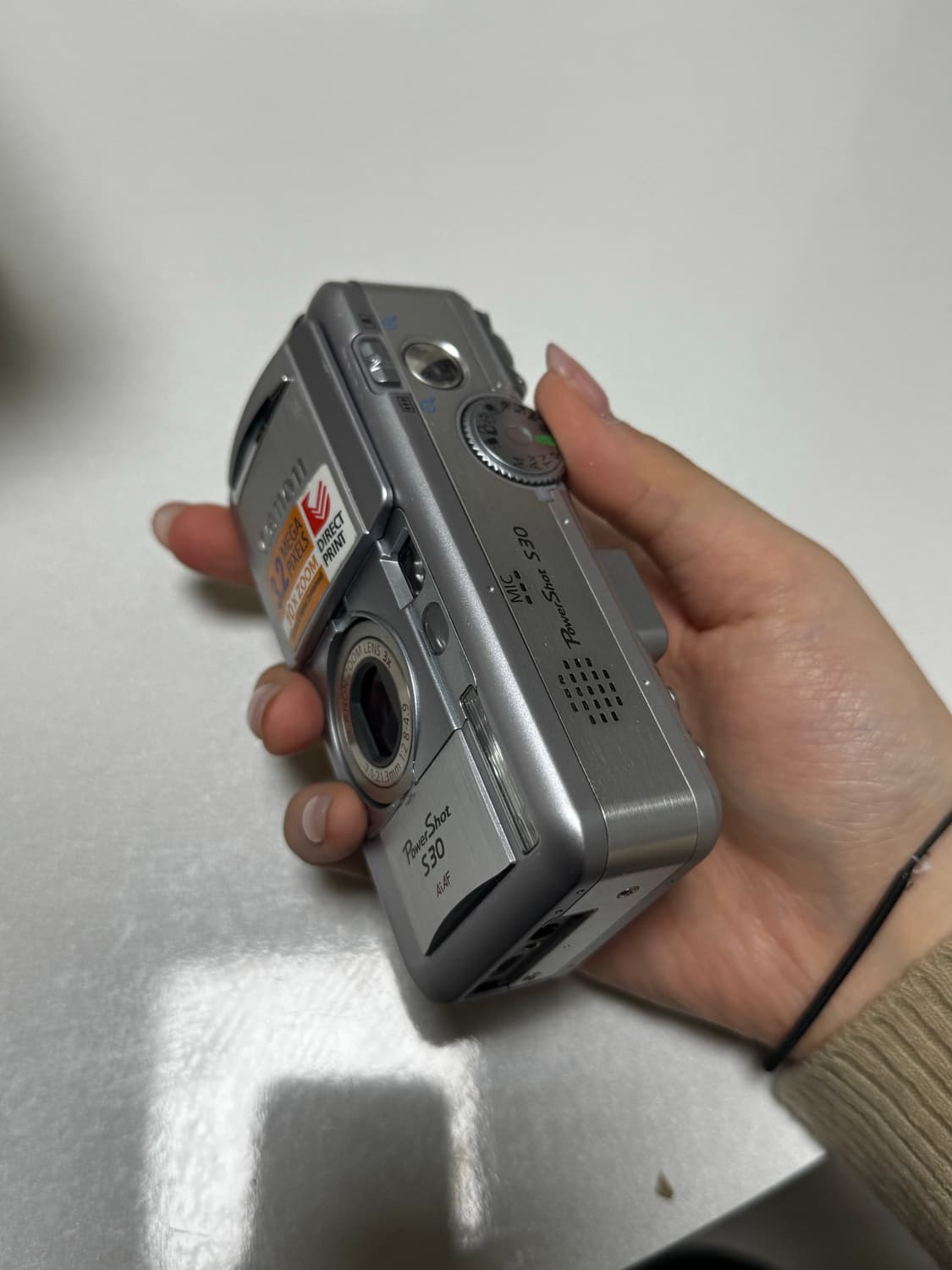 캐논 PowerShot 파워샷 s30 실버 디지털 카메라 상품이미지4