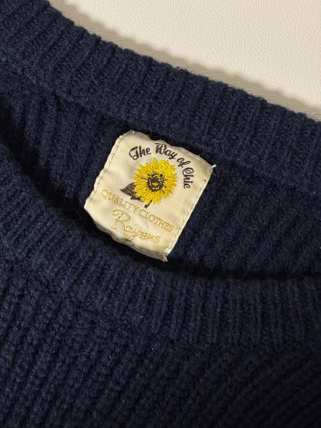 레이빔즈 네이비 니트 상품이미지3