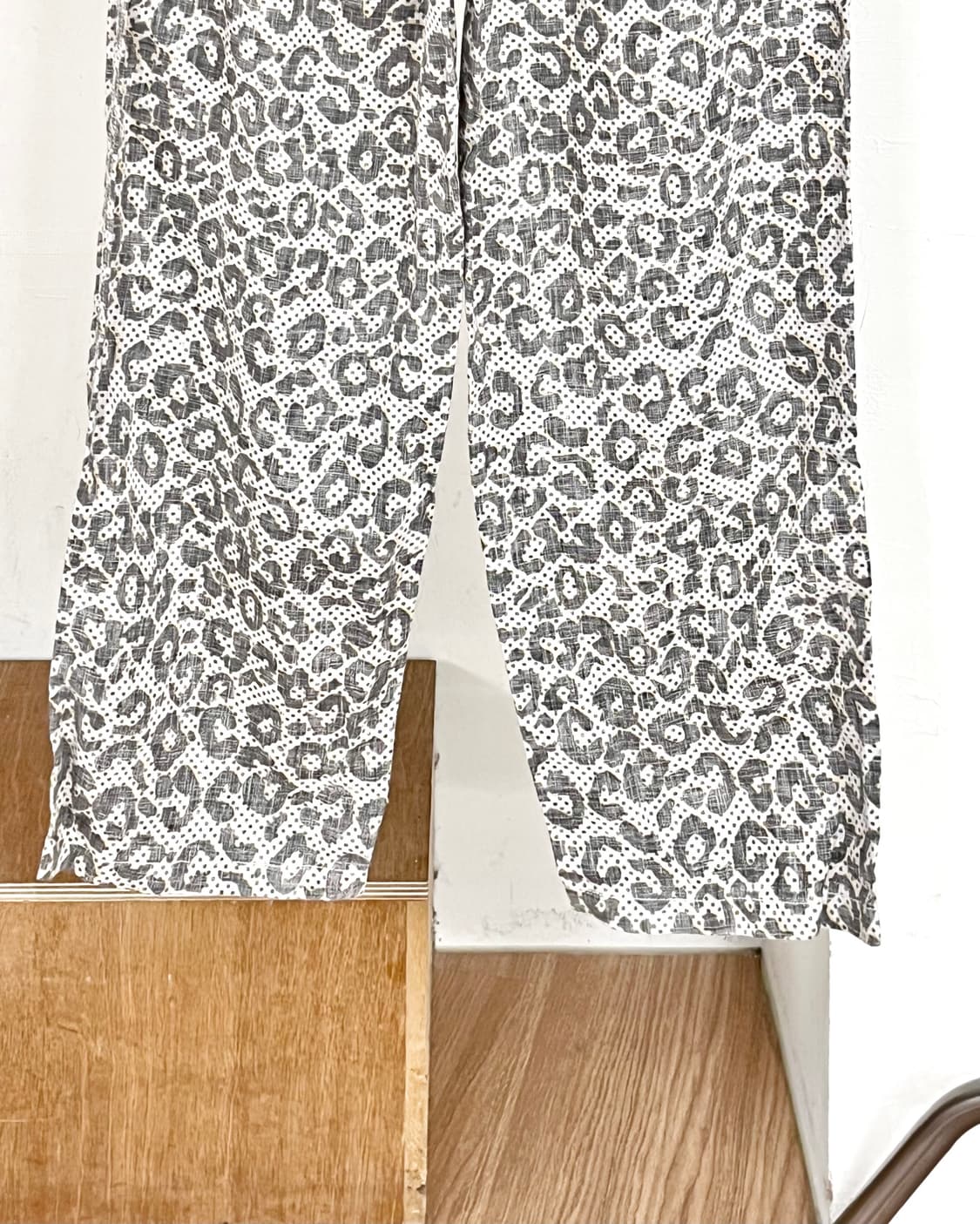 로베르토 카발리 도트 레오파트 와이드 팬츠 상품이미지6