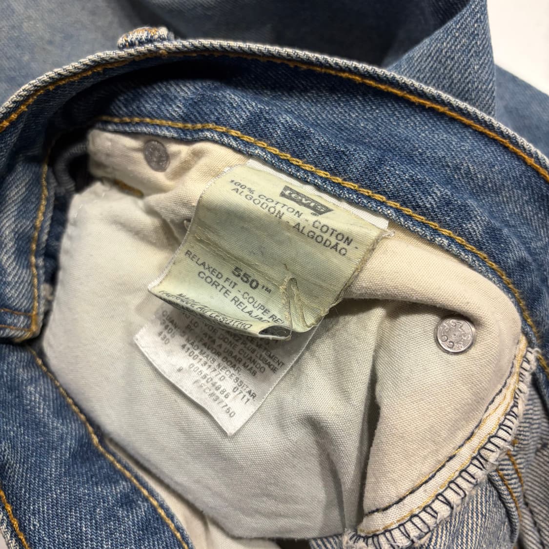 [34x32] 리바이스 550 릴렉스트핏 데님 청바지 팬츠 D7 상품이미지7