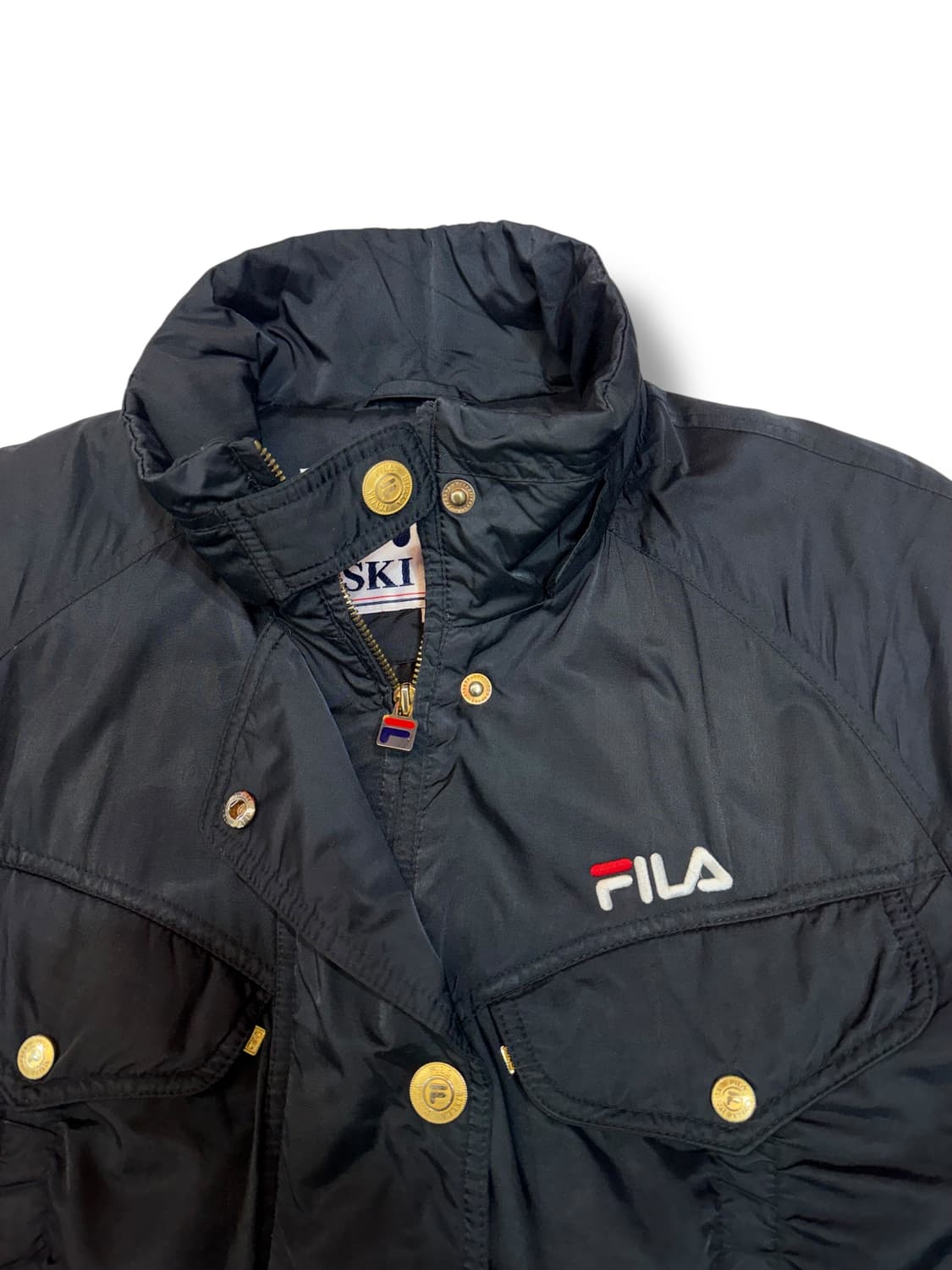 90s 휠라 우먼스 스키팀 숏 자켓 (L)    상품이미지3